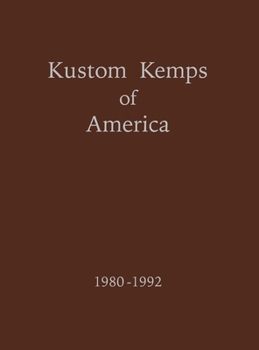 Hardcover Kustom Kemps of America: 1980-1992 Book