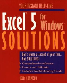 Paperback Excel 5 for Windows Solutions Book