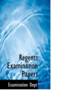 Paperback Regents Examination Papers Book