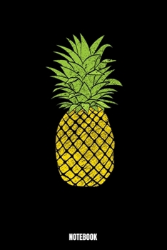 Paperback Notebook: Pineapple Notizbuch A5 punktierte 110 Seiten, Notizheft / Tagebuch / Reise Journal, perfektes Geschenk f?r Sie Book