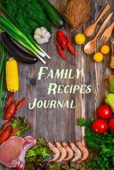 Paperback Family Recipes Journal Book