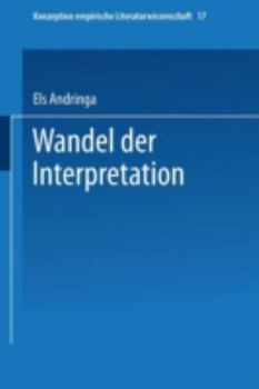 Paperback Wandel Der Interpretation: Kafkas, VOR Dem Gesetz' Im Spiegel Der Literaturwissenschaft [German] Book