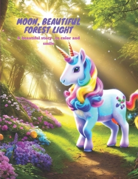 Paperback Moon, beautiful forest light Book