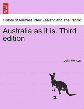 Paperback Australia as It Is. Third Edition Book