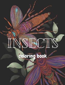 Paperback insects coloring book