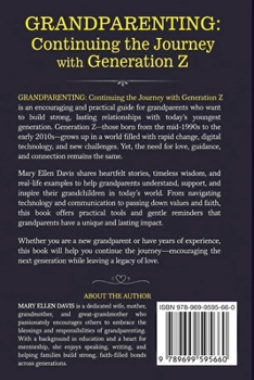 Paperback Grandparenting: Continuing the Journey with Generation Z [Large Print] Book