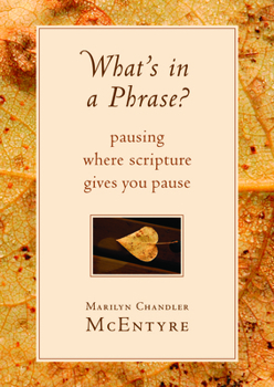 Paperback What's in a Phrase?: Pausing Where Scripture Gives You Pause Book