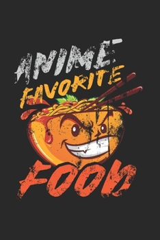 Paperback Anime Food Notebook: Diary Journal 6x9 inches with 120 Lined Pages Book