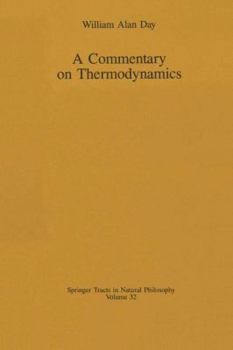 Paperback A Commentary on Thermodynamics Book
