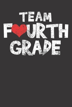 Paperback Notebook: Fourth Grade Teacher Student School Gift College Ruled 6x9 120 Pages Book