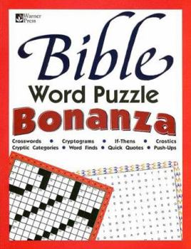 Paperback Bible Word Puzzle Bonanza Book