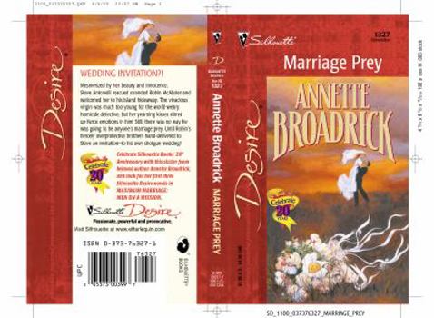 Mass Market Paperback Marriage Prey Book