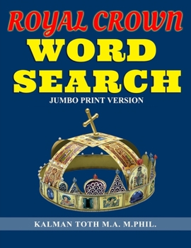 Paperback Royal Crown Word Search: Jumbo Print Version Book