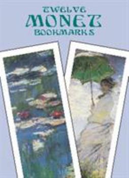 Paperback Twelve Monet Bookmarks Book