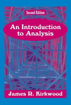 Hardcover An Introduction to Analysis, Second Edition Book