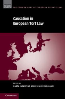 Hardcover Causation in European Tort Law Book