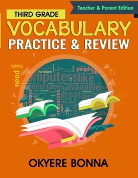 Paperback Third Grade Vocabulary Practice & Review Teacher & Parent Edition Book