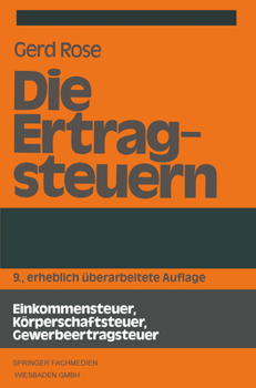Paperback Die Ertragsteuern [German] Book