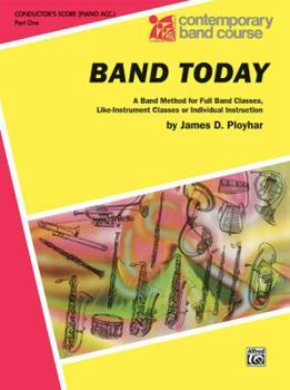 Paperback Band Today, Part 1: Conductor (Piano Acc.) Book