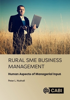 Hardcover Rural SME Business Management: Human Aspects of Managerial Input Book