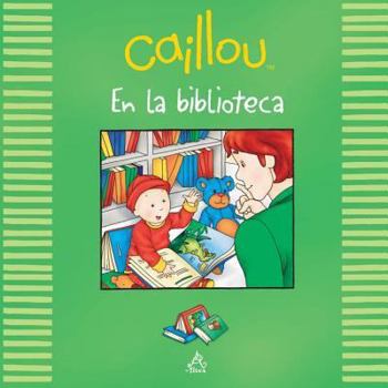 Caillou en la biblioteca