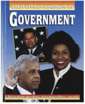 Paperback Great African Americans in Government Book