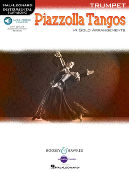 Paperback Piazzolla Tangos for Trumpet Book/Online Audio Book