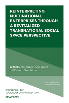 Hardcover Reinterpreting Multinational Enterprises Through a Revitalized Transnational Social Space Perspective Book