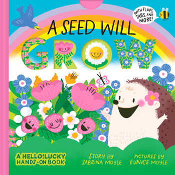 Board book A Seed Will Grow (a Hello!lucky Hands-On Book): An Interactive Board Book