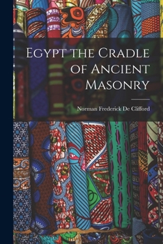 Paperback Egypt the Cradle of Ancient Masonry Book