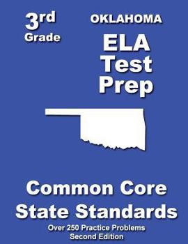 Paperback Oklahoma 3rd Grade ELA Test Prep: Common Core Learning Standards Book