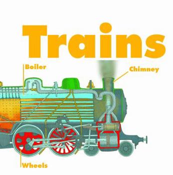 What's Inside?: Trains - Book  of the Mechanic Mike's Machines