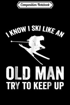 Paperback Composition Notebook: Skiing Journal/Notebook Blank Lined Ruled 6x9 100 Pages Book