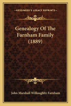 Genealogy of the Farnham Family