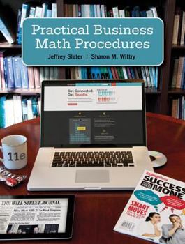 Paperback Practical Business Math Procedures with Handbook, Student DVD, and WSJ insert Book