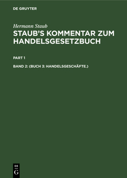 Paperback (Buch 3: Handelsgeschäfte.) [German] Book