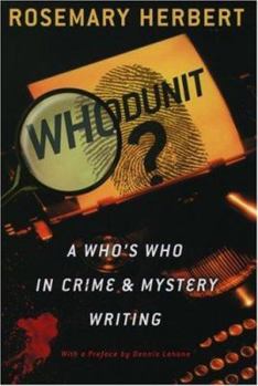 Hardcover Whodunit?: A Who's Who in Crime and Mystery Writing Book