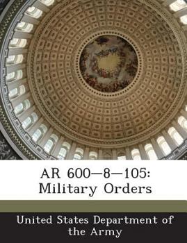 Paperback AR 600-8-105: Military Orders Book