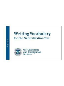 Paperback Writing Vocabulary for the Naturalization Test Book