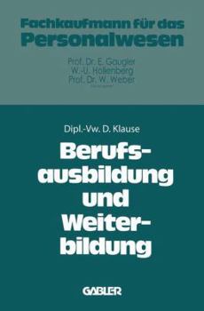 Paperback Berufsausbildung Und Weiterbildung [German] Book