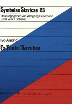 Paperback Andric, Ivo- Ex Ponto / Unruhen: Aus Dem Serbokroatischen Uebersetzt, Eingeleitet Und Mit Uebersichten Zu Leben Und Werk Des Autors Versehen Von Leono [German] Book