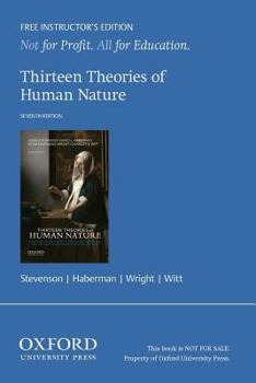 Paperback Thirteen Theories of Human Nature Book