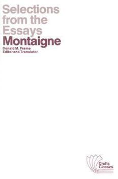 Paperback Selections from the Essays (Crofts Classics) Book