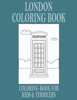 Paperback london coloring book for kids Book