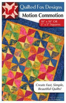 Paperback Motion Commotion Quilt Pattern Book
