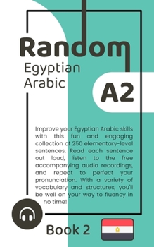 Paperback Random Egyptian Arabic A2 (Book 2) Book