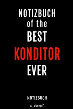 Notizbuch f�r Konditoren: Originelle Geschenk-Idee [120 Seiten kariertes blanko Papier]