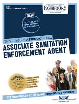 Paperback Associate Sanitation Enforcement Agent (C-3216): Passbooks Study Guide Volume 3216 Book