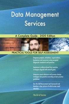 Paperback Data Management Services A Complete Guide - 2020 Edition Book