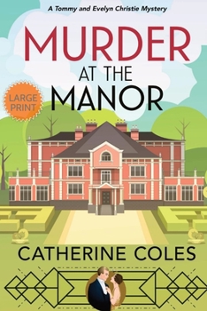 Paperback Murder at the Manor: A Tommy & Evelyn Christie Mystery [Large Print] Book